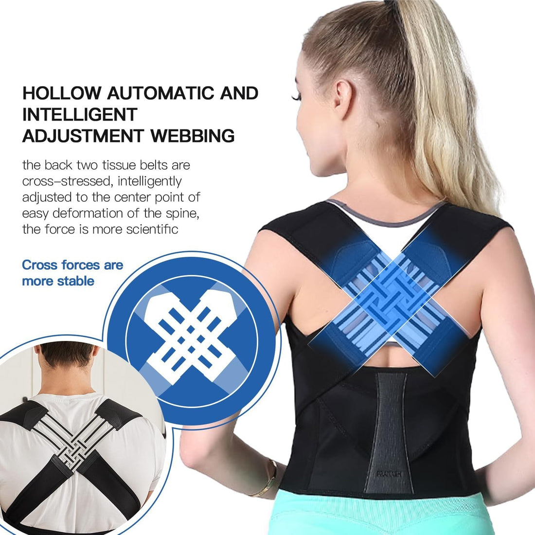 Back Posture Corrector For Pain Relief & Daily Support